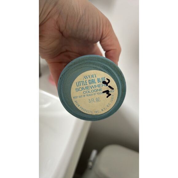 AVON Vintage Cologne Perfume Bottles Pink Blue Little Girl Blue Pretty Girl Pink - Picture 2 of 4